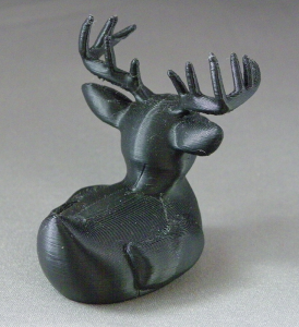3D Prints - Hert Badeend 1 - Zwart (Black)