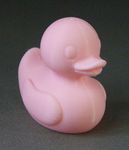3D Prints - Normale Badeend 1 - Kersenroze (Sakura Pink)