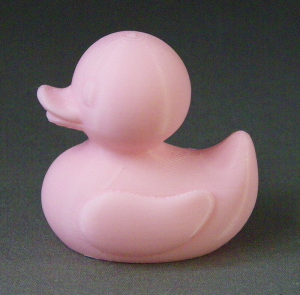 3D Prints - Normale Badeend 1 - Kersenroze (Sakura Pink)
