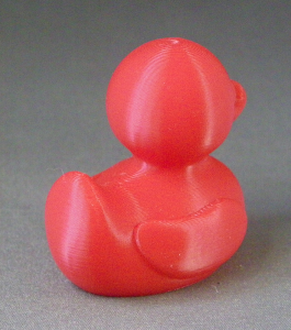 3D Prints - Normale Badeend 1 - Rood (Red)