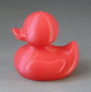 3D Prints - Normale Badeend 1 - Rood (Red)