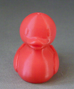 3D Prints - Normale Badeend 1 - Rood (Red)