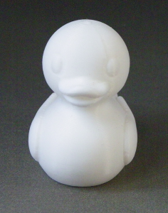 3D Prints - Normale Badeend 1 - Wit (White)