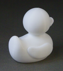 3D Prints - Normale Badeend 1 - Wit (White)