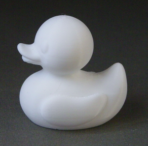 3D Prints - Normale Badeend 1 - Wit (White)