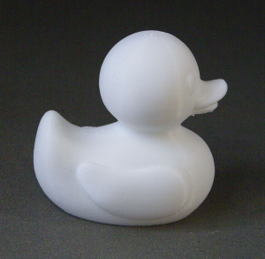3D Prints - Normale Badeend 1 - Wit (White)
