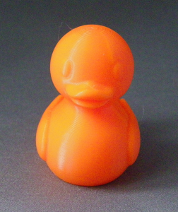 3D Prints - Normale Badeend 1 - Zonnig Oranje (Sunny Orange)