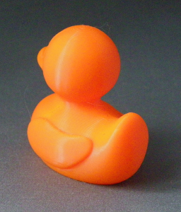 3D Prints - Normale Badeend 1 - Zonnig Oranje (Sunny Orange)