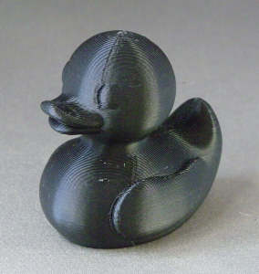 3D Prints - Normale Badeend 1 - Zwart (Black)