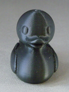 3D Prints - Normale Badeend 1 - Zwart (Black)