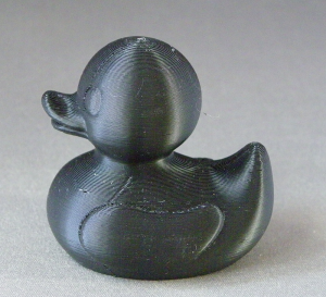 3D Prints - Normale Badeend 1 - Zwart (Black)
