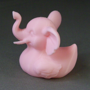 3D Prints - Olifant Badeend 1 - Kersenroze (Sakura Pink)