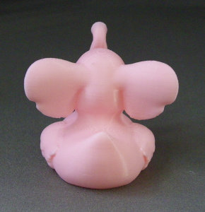 3D Prints - Olifant Badeend 1 - Kersenroze (Sakura Pink)