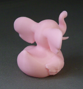 3D Prints - Olifant Badeend 1 - Kersenroze (Sakura Pink)
