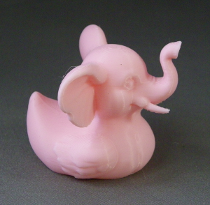 3D Prints - Olifant Badeend 1 - Kersenroze (Sakura Pink)