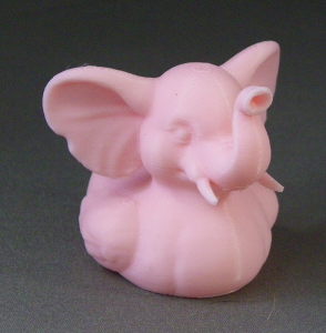 3D Prints - Olifant Badeend 1 - Kersenroze (Sakura Pink)