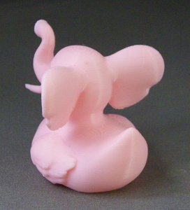 3D Prints - Olifant Badeend 1 - Kersenroze (Sakura Pink)