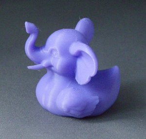 3D Prints - Olifant Badeend 1 - Paars (Purple)
