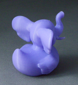 3D Prints - Olifant Badeend 1 - Paars (Purple)