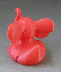 3D Prints - Olifant Badeend 1 - Rood (Red)