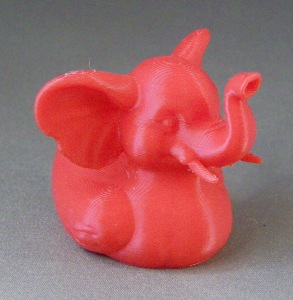 3D Prints - Olifant Badeend 1 - Rood (Red)