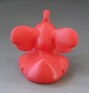 3D Prints - Olifant Badeend 1 - Rood (Red)