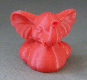 3D Prints - Olifant Badeend 1 - Rood (Red)