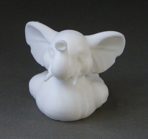 3D Prints - Olifant Badeend 1 - Wit (White)