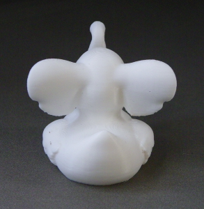 3D Prints - Olifant Badeend 1 - Wit (White)
