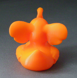 3D Prints - Olifant Badeend 1 - Zonnig Oranje (Sunny Orange)