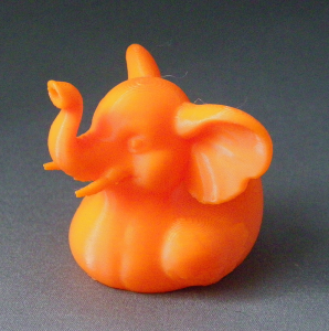 3D Prints - Olifant Badeend 1 - Zonnig Oranje (Sunny Orange)