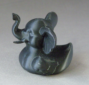 3D Prints - Olifant Badeend 1 - Zwart (Black)