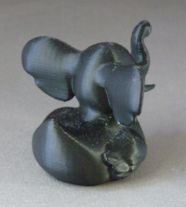 3D Prints - Olifant Badeend 1 - Zwart (Black)
