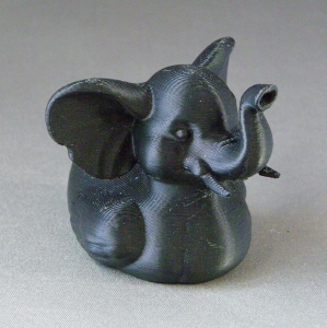 3D Prints - Olifant Badeend 1 - Zwart (Black)