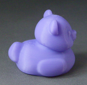 3D Prints - Panda Badeend 1 - Paars (Purple)