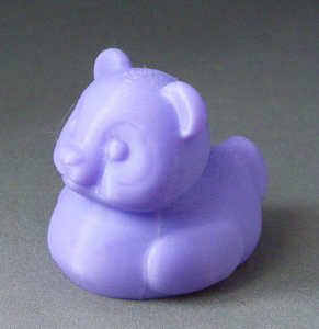 3D Prints - Panda Badeend 1 - Paars (Purple)