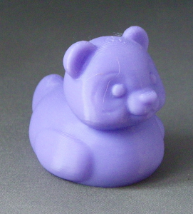 3D Prints - Panda Badeend 1 - Paars (Purple)