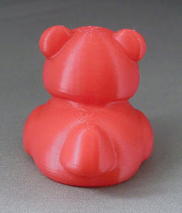 3D Prints - Panda Badeend 1 - Rood (Red)