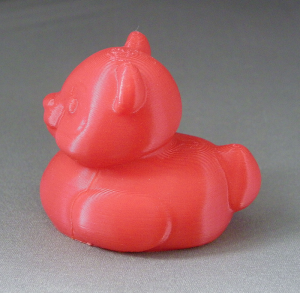3D Prints - Panda Badeend 1 - Rood (Red)