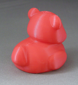 3D Prints - Panda Badeend 1 - Rood (Red)