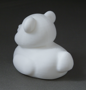 3D Prints - Panda Badeend 1 - Wit (White)
