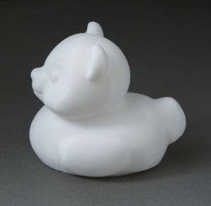 3D Prints - Panda Badeend 1 - Wit (White)