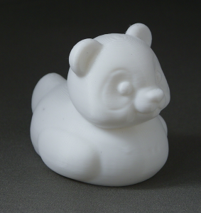 3D Prints - Panda Badeend 1 - Wit (White)