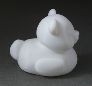 3D Prints - Panda Badeend 1 - Wit (White)