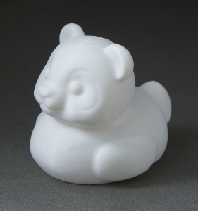 3D Prints - Panda Badeend 1 - Wit (White)