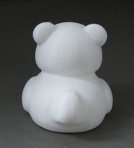 3D Prints - Panda Badeend 1 - Wit (White)