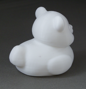 3D Prints - Panda Badeend 1 - Wit (White)