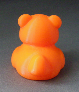 3D Prints - Panda Badeend 1 - Zonnig Oranje (Sunny Orange)