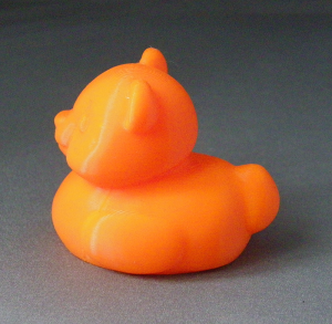3D Prints - Panda Badeend 1 - Zonnig Oranje (Sunny Orange)