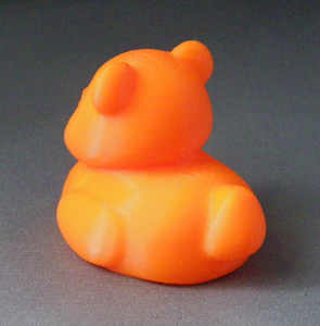 3D Prints - Panda Badeend 1 - Zonnig Oranje (Sunny Orange)
